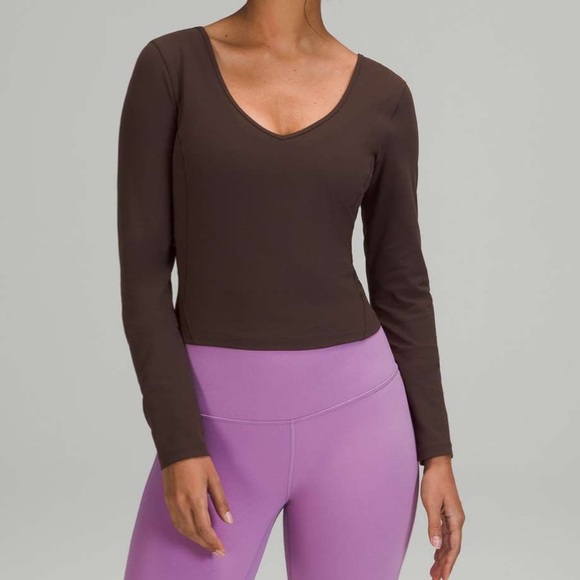 lululemon athletica Tops - 41. Lululemon Align Long Sleeve Top Brown